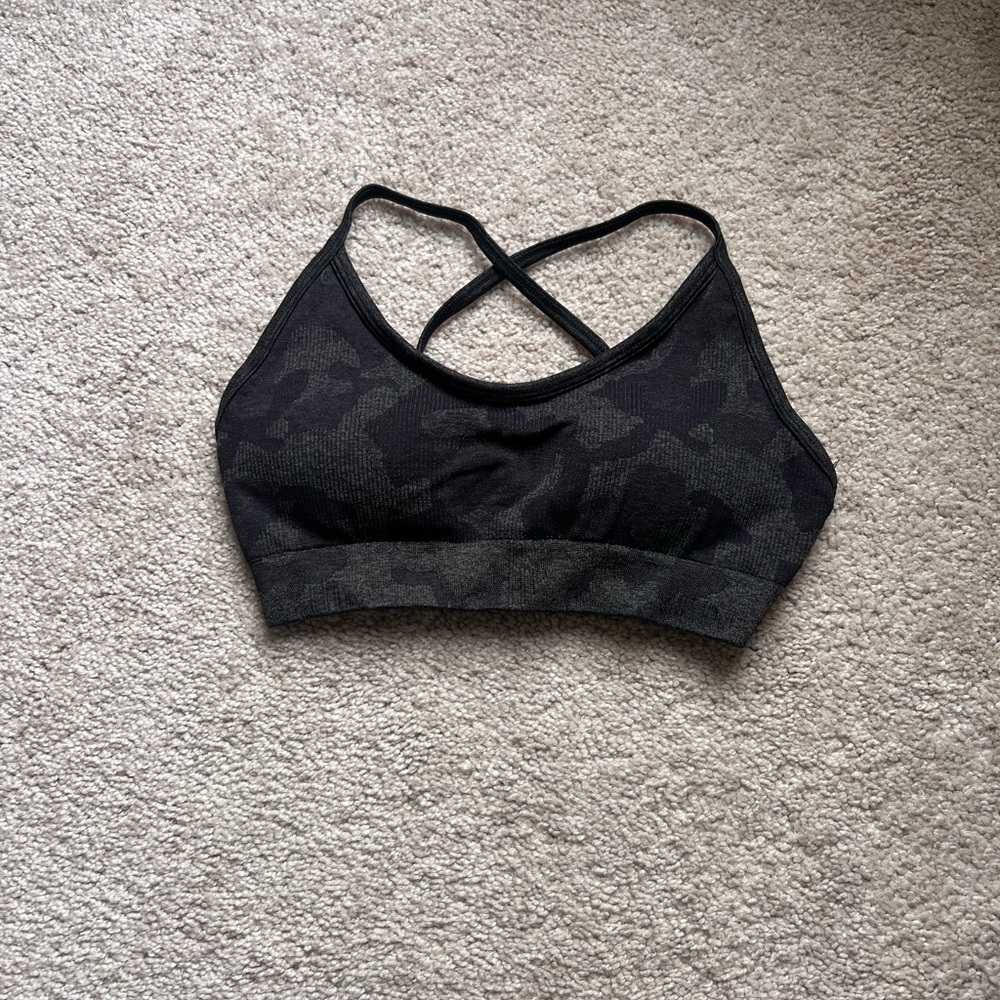Black Camo Sports Bra